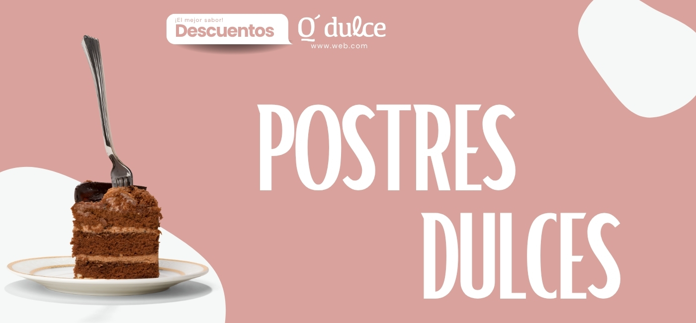 Postre decorado